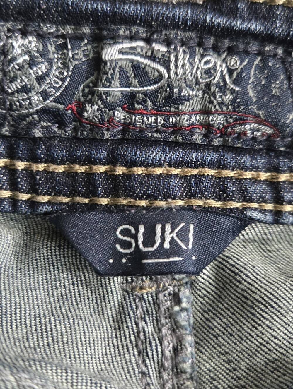 Silver Suki Low Rise Straight Leg Jean Womens Size 32 - Picture 3 of 15